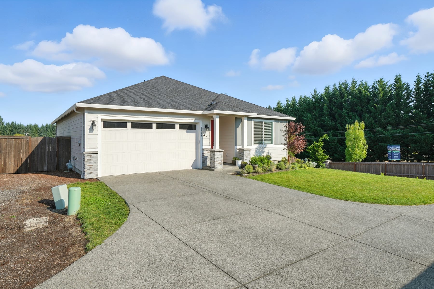 Front exterior of 17900 NE 47th Ave on a clear day